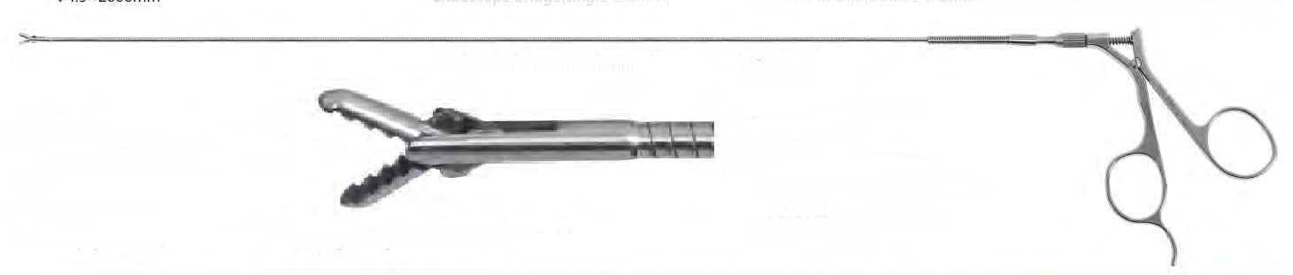 Затискач-щипці зубчастий, гнучкий, діаметр 7Fr, довжина 395 мм, розбірні TianSong A2103
